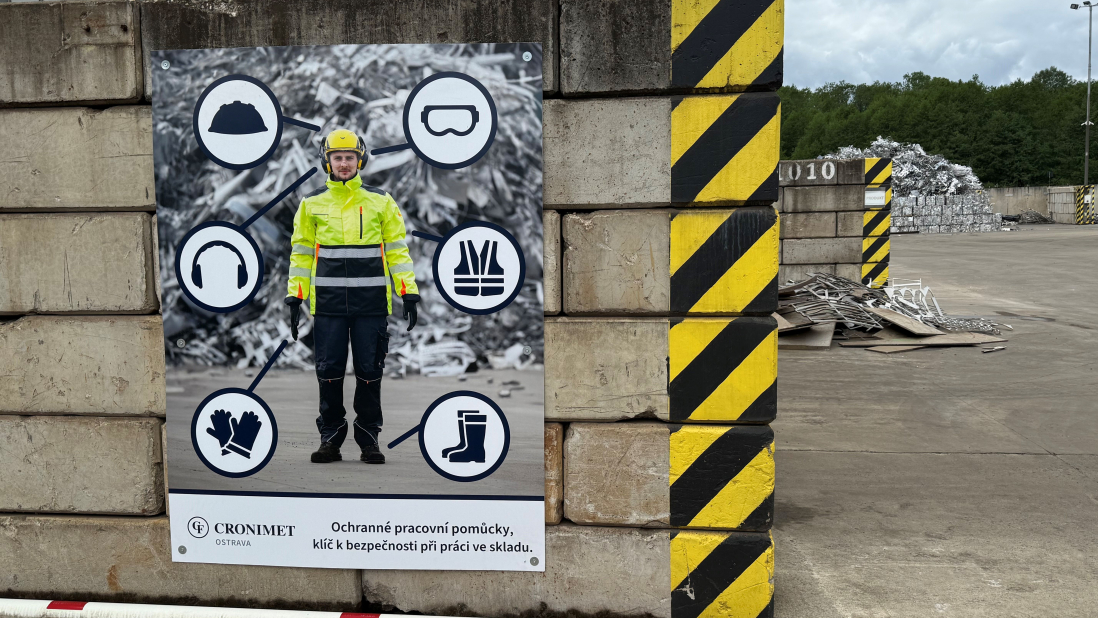 Bezpečnost práce patří mezi základní hodnoty skupiny CRONIMET  