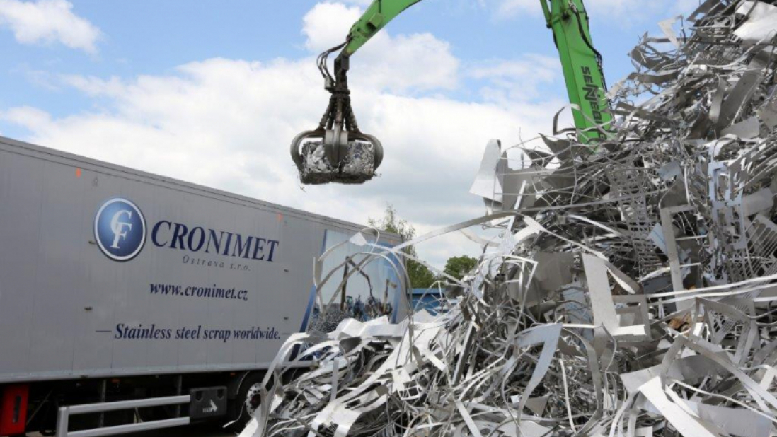 CRONIMET Ostrava - lídr na trhu recyklace nerezového odpadu 